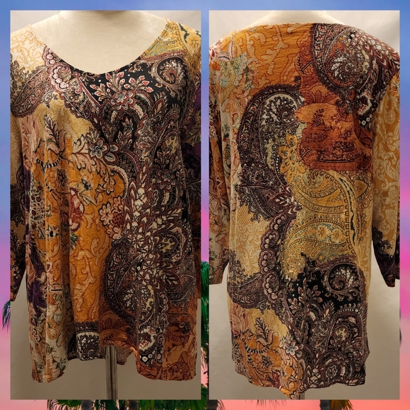 Chico's Blouse tee - Picture 2 of 5